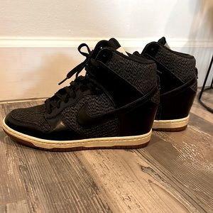 Nike Force Sky hi with hidden wedge